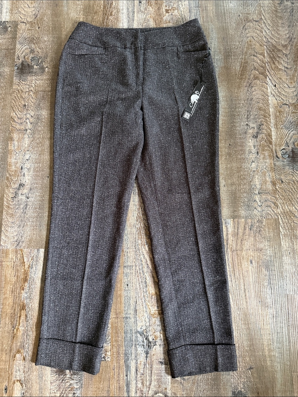 Charlie B | Black Heathered Trousers
